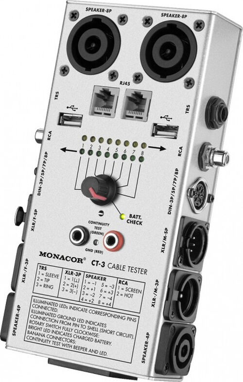 MONACOR Ct-3 Kabeltester