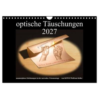optische Täuschungen 2027 (Wandkalender 2027 DIN A4 quer), CALVENDO Monatskalender