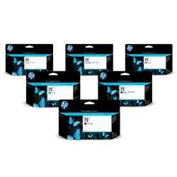 HP Original 72 Druckerpatronen - 6er Multipack