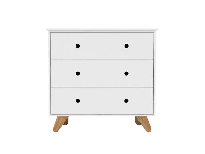 Kommode, Massivholz Pinie, 95×50×90 cm, Mit Schubladen, Klassisch/Modern