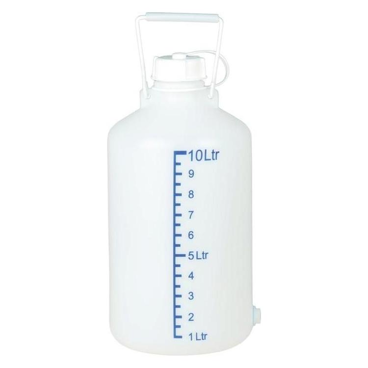 Hünersdorff Ballon 10 l HD-PE mit Tragebügel D210xH427mm mit Skala (823410)