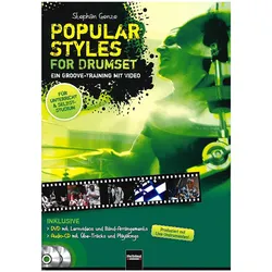 Helbling Popular Styles for Drumset - Lehrbuch