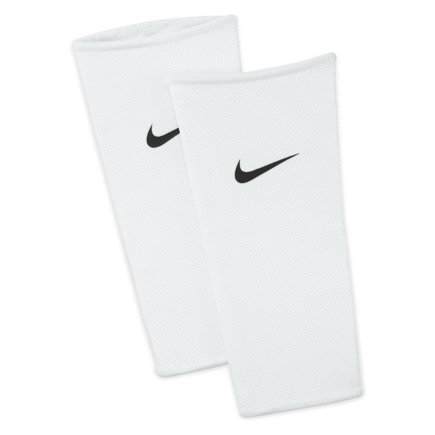 Nike Guard Lock Soccer Sleeves White/Black/Black M (M) (SE0174)