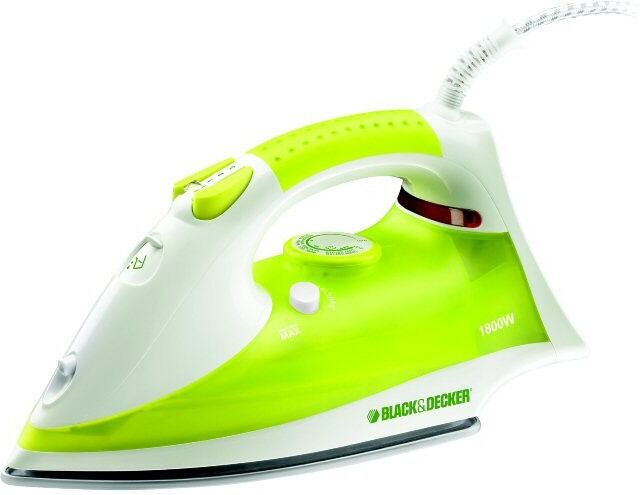 Black+Decker Ferro da stiro a vapore Black&Decker; potenza 1800 w piastra in acciaio Mod. X715