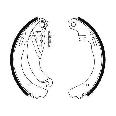 A.B.S. Bremsbackensatz 8791 für Opel Vaughall