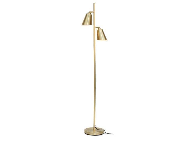 Lampadaire métal couleur doré 45x25x162cm
