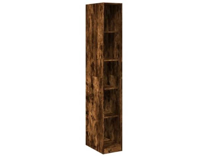 smnyxs Kleiderschrank, Raucheiche, 30 x 50 x 200 cm, Holz 5 Fächer, Aufbewahrung von Kleidung, Hüten und Handschuhen, Wandbefestigungen im Lieferumfang enthalten