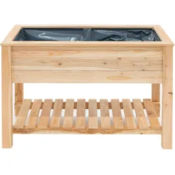 Tchibo - Stelzenhochbeet mit Boden - 120x65x75cm - naturfarben -