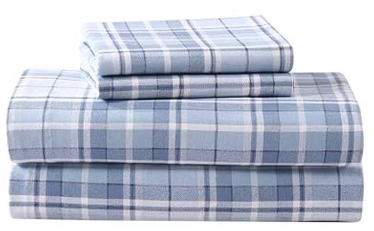 Katoenen Flanel Beddengoed Set voor Queen Size Bedden - Extra Zachtheid en Comfort