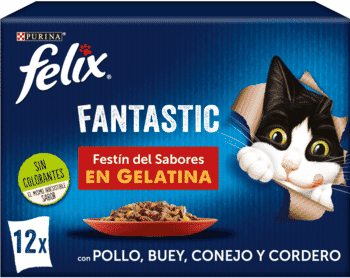 Felix Fantastic Festín de Sabores em Geleia 6 uds x 12 uds