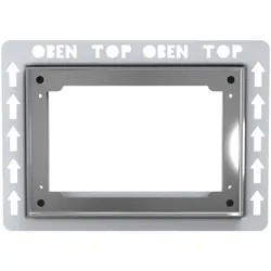 Mepa Einbaurahmen fliesenbündig Typ II, glanz-chrom, 421904 421904