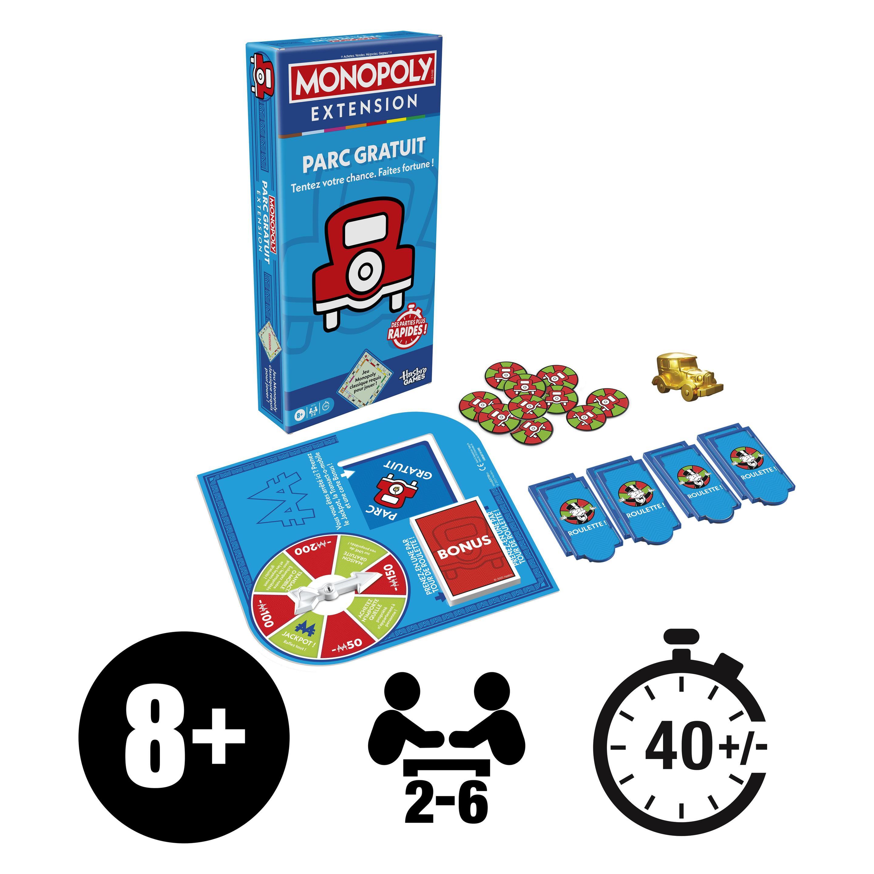 Hasbro Monopoly Park kostenlos (Französisch, 2 - 6 Spieler) (G0718101)
