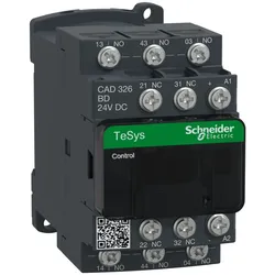 Schneider Electric CAD326BD Hilfsschütz, 3S+2Ö, 24V DC