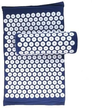 Uplifted Goods Comfortable Pillow And Mat Set With Optional Carry Bag blue set Without Bag