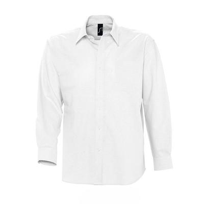 Men´s Oxford-Shirt Boston Long Sleeve | SOLO INVEST FRANCE SAS | White | L