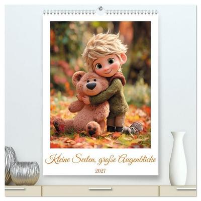 Kleine Seelen, große Augenblicke (hochwertiger Premium Wandkalender 2027 DIN A2 hoch), Kunstdruck in Hochglanz