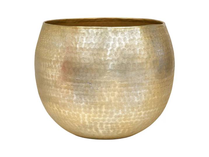 Übertopf Net, Edy&liv, champagner, Aluminium