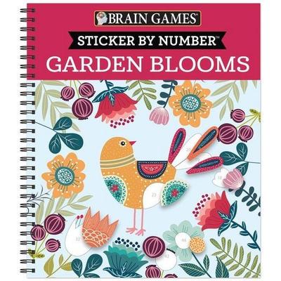 Brain Games - Sticker by Number: Garden Blooms, Taschenbuch von Publications International Ltd,New Seasons,Brain Games, Publications International,