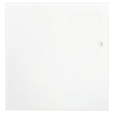 Franken Glastafel, magnethaftend, Wandmontage im Hoch- & Querformat, Sicherheitsglas, reinweiß, 1200 x 1200 mm