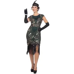 Wilbers Charleston 20er-Kleid, grün (38)