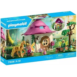 Playmobil Gemütliches Feenzuhause mit Goldeinhorn und Stall