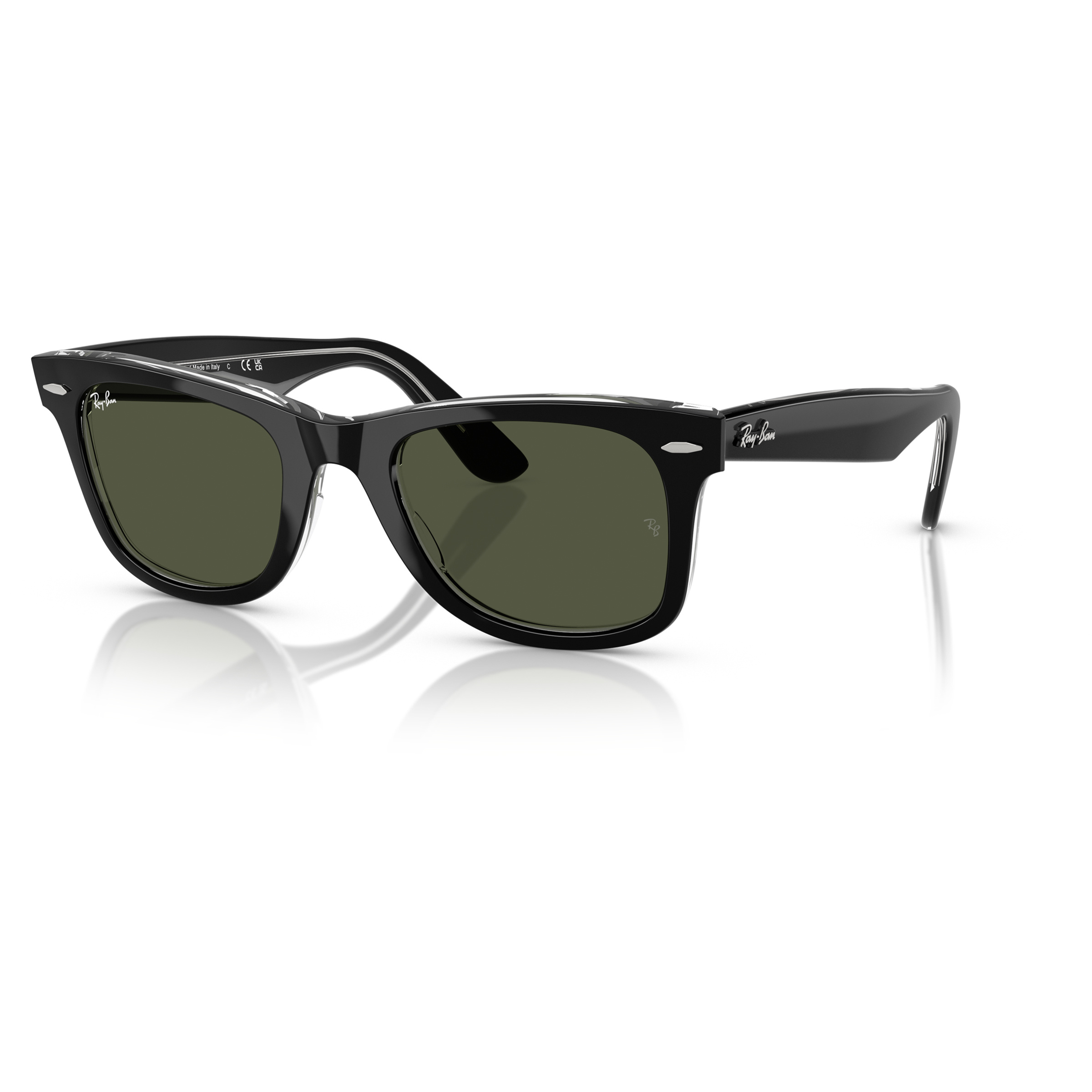 Ray Ban Wayfarer Sonnenbrille Sonnenbrillen gruen Lifestyle