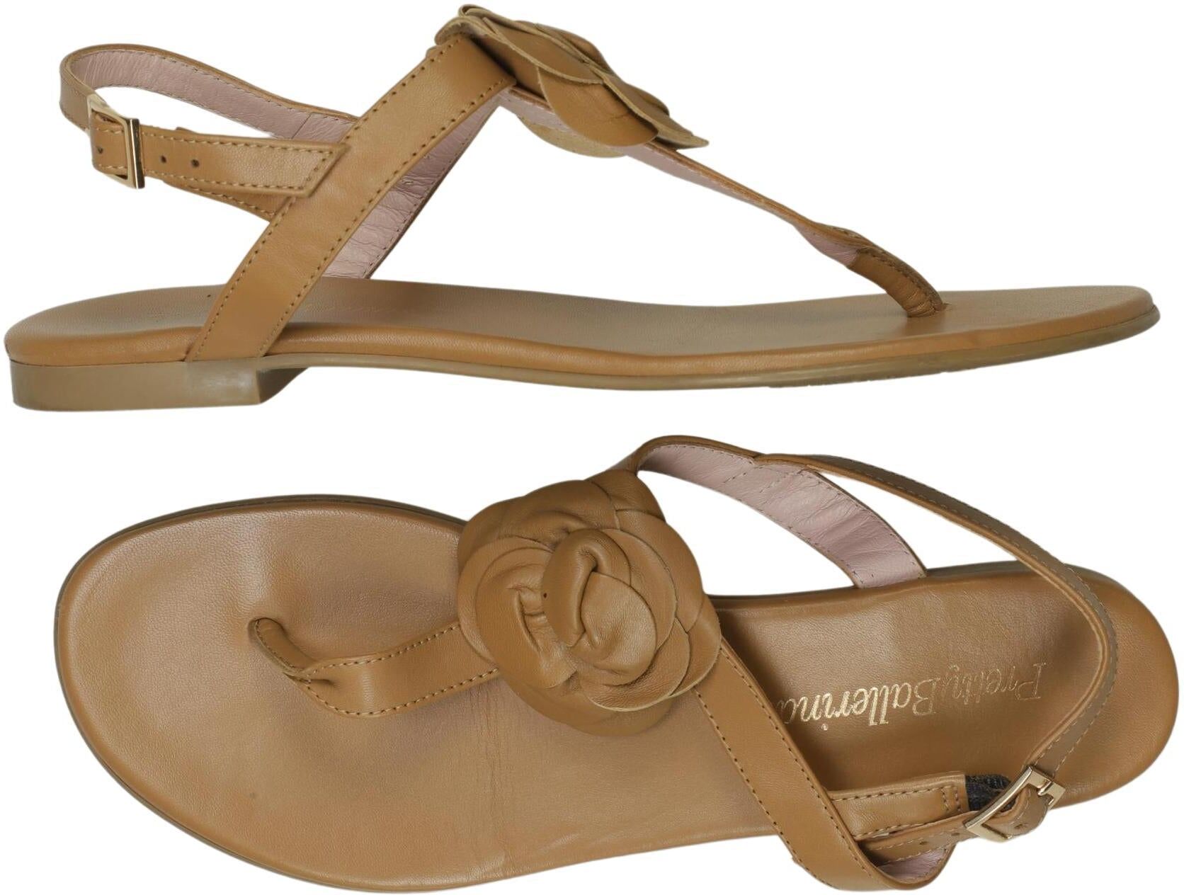 Pretty Ballerinas Damen Sandalen, Braun, Gr. EU 39, kein / Etikett - Second Hand