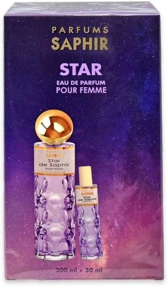 Saphir Box profumo Star da 200 ml + 30 ml Eau de parfum
