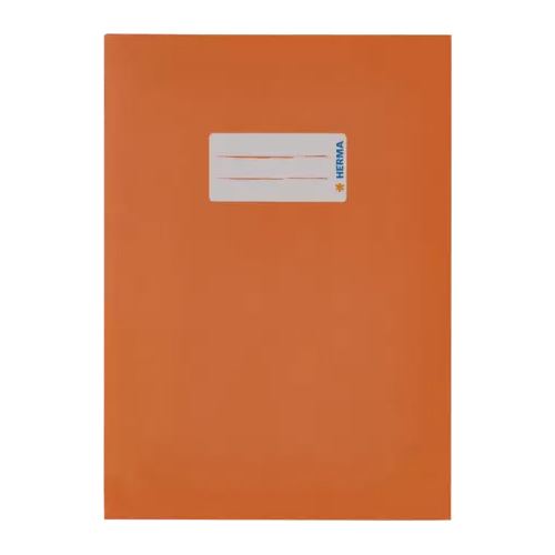 HERMA Heftumschlag glatt orange Papier DIN A5