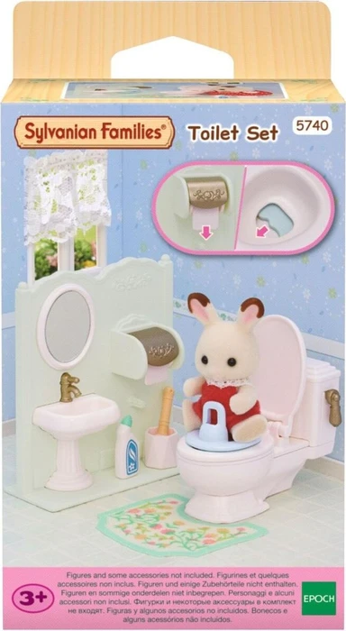 Sylvanian Families Badezimmer-Set mit WC