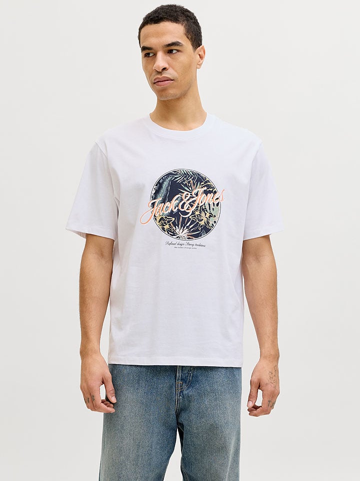 Jack & Jones Shirt "Honolulu" in Weiß - M