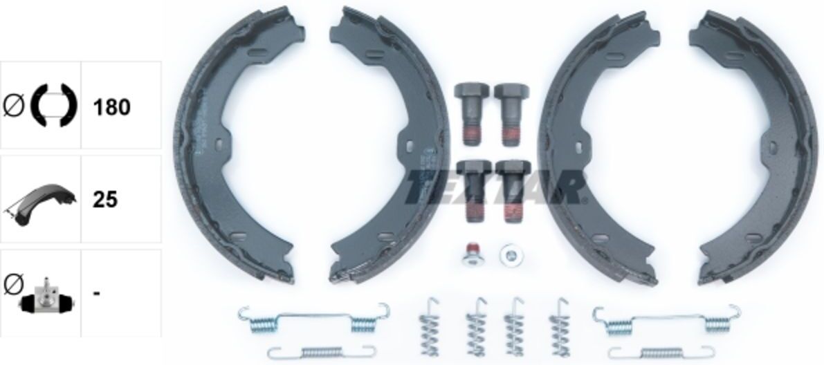 Textar Set di ganasce freno, freno di stazionamento 91067000