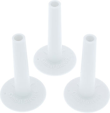 No Nuts Cymbal Sleeves 3pcs White Weiß
