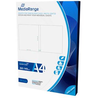 MediaRange Blu-ray Case 50 DINA4 Bögen/Pack vorgestanzt
