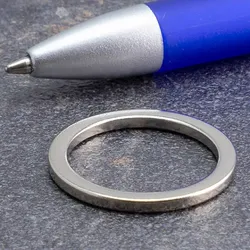 10 Ringmagnete aus Neodym, vernickelt 25 mm | 20 mm, silber