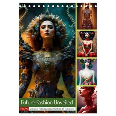 Future Fashion Unveiled (Desk Calendar 2026 DIN A5 portrait), CALVENDO 12 Month DeskCalendar