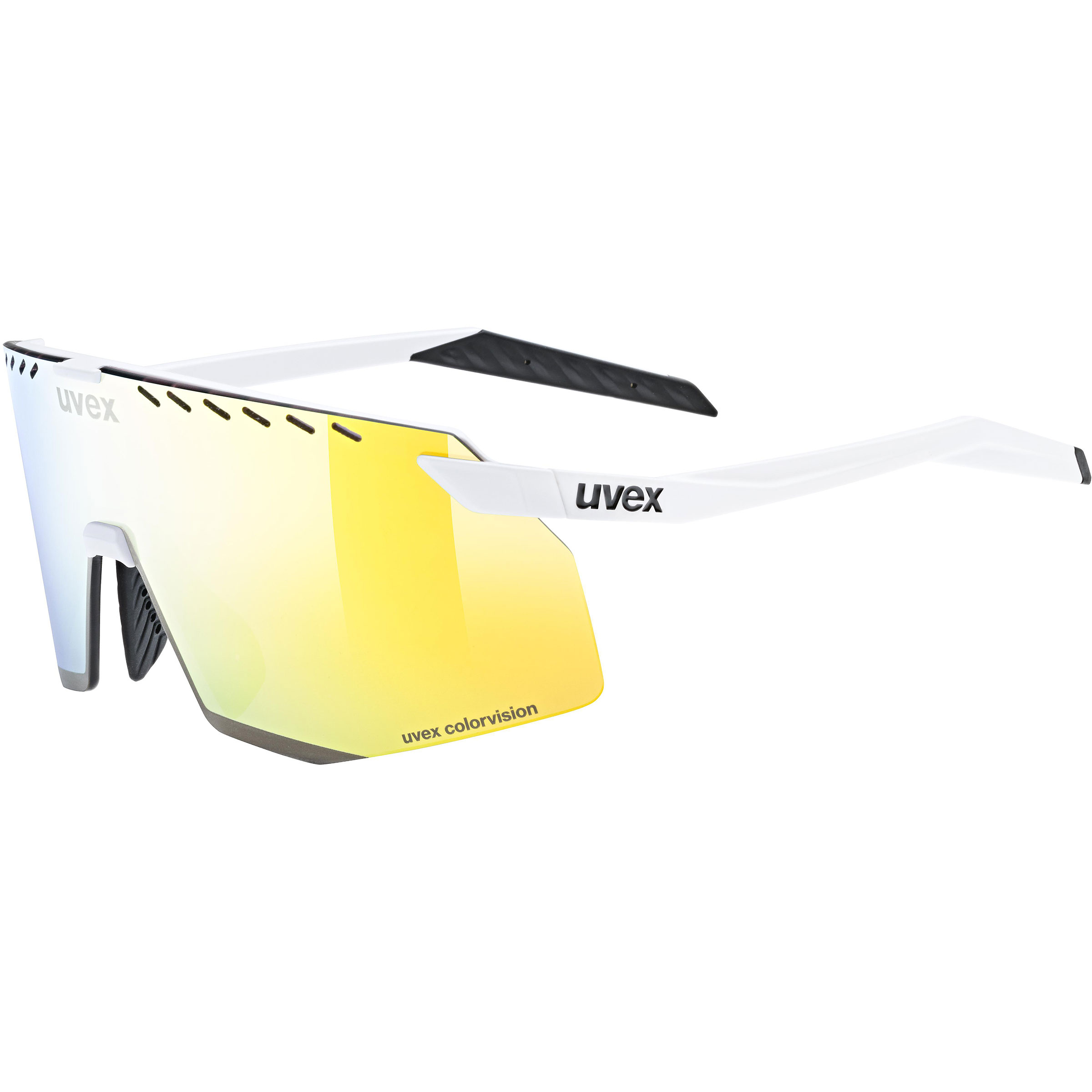 Uvex Pace Stage CV 3 Sportbrille Sportbrillen & Sportsonnenbrillen weiss Gravel | Rennrad
