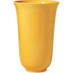 Rhombe Vase 20 cm gelb