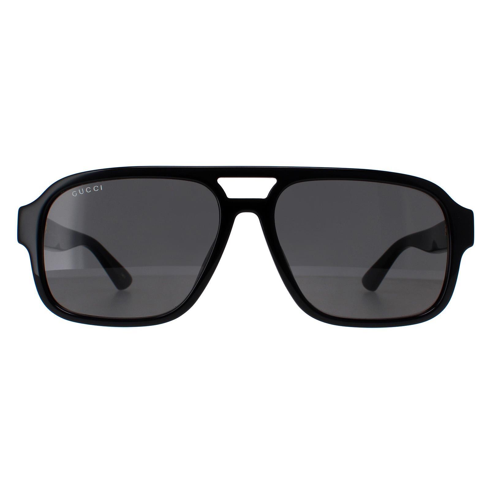 Gucci GG1342S 001 black smoke zonnebril