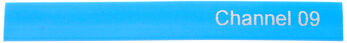 Sommer Cable Shrinktube Set 9-16 Blau mit weißem Text
