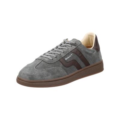 Sneaker GANT "Gant Sneaker Nubukleder", Herren, Gr. 43, grau, Nubukleder, Schuhe Sneaker