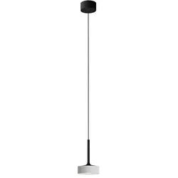 ROSSINI ILLUMINAZIONE Hole Suspension Schwarz/Weiß LED 13W 38° IP20 3000K CRI90 - Leistungsstarke Aluminium-Pendelleuchte für Innenräume - Rossini Group