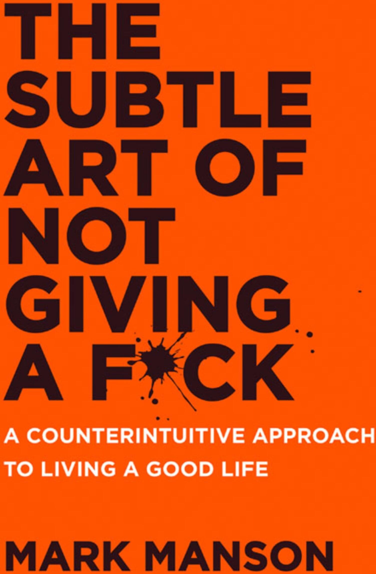Mark Manson - The Subtle Art of Not Giving a F*ck UK: A Counterintuitive Approach to Living a Good Life - Preis vom 07.10.2026 11:45:10 h