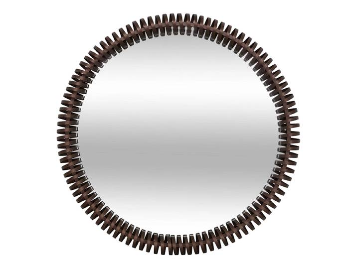 Spiegel rund ATMOSPHERA BARREL 90x90cm schoko