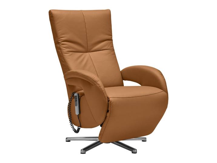 Relaxsessel Leder Dunkelorange