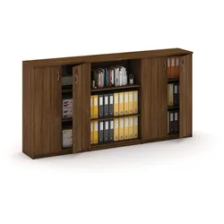 Schrank-Set MIRELLI, Typ III – Nussbaum