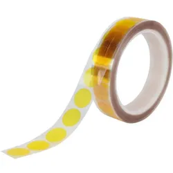 Wetec, Klebeband, Polyimid-Klebepunkte, 1.000 St. auf Rolle, 18 mm (18 mm)