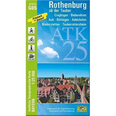 ATK25-G05 Rothenburg ob der Tauber (Amtliche Topographische Karte 1:25000), Sonstige von , Landesamt für Digitalisierung, Breitband und Vermessung,