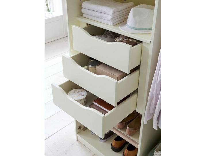 Casamia Schubladeneinsatz Schubladeneinsatz 3 Schubladen für 1 Tür Kleiderschrank Dreams