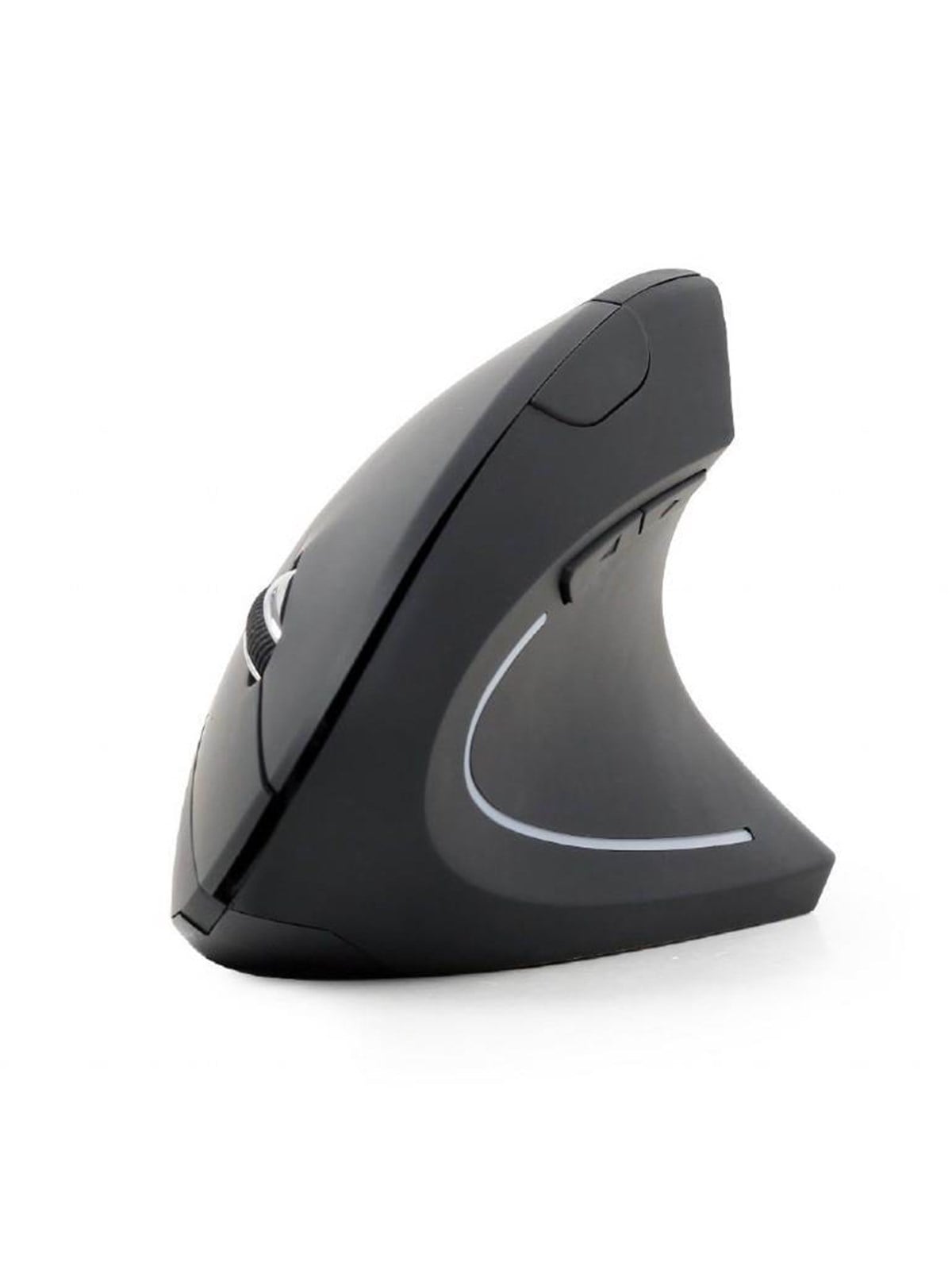 Gembird Ergonomic 6-button wireless optical mouse - Vertical mouse (Schwarz)